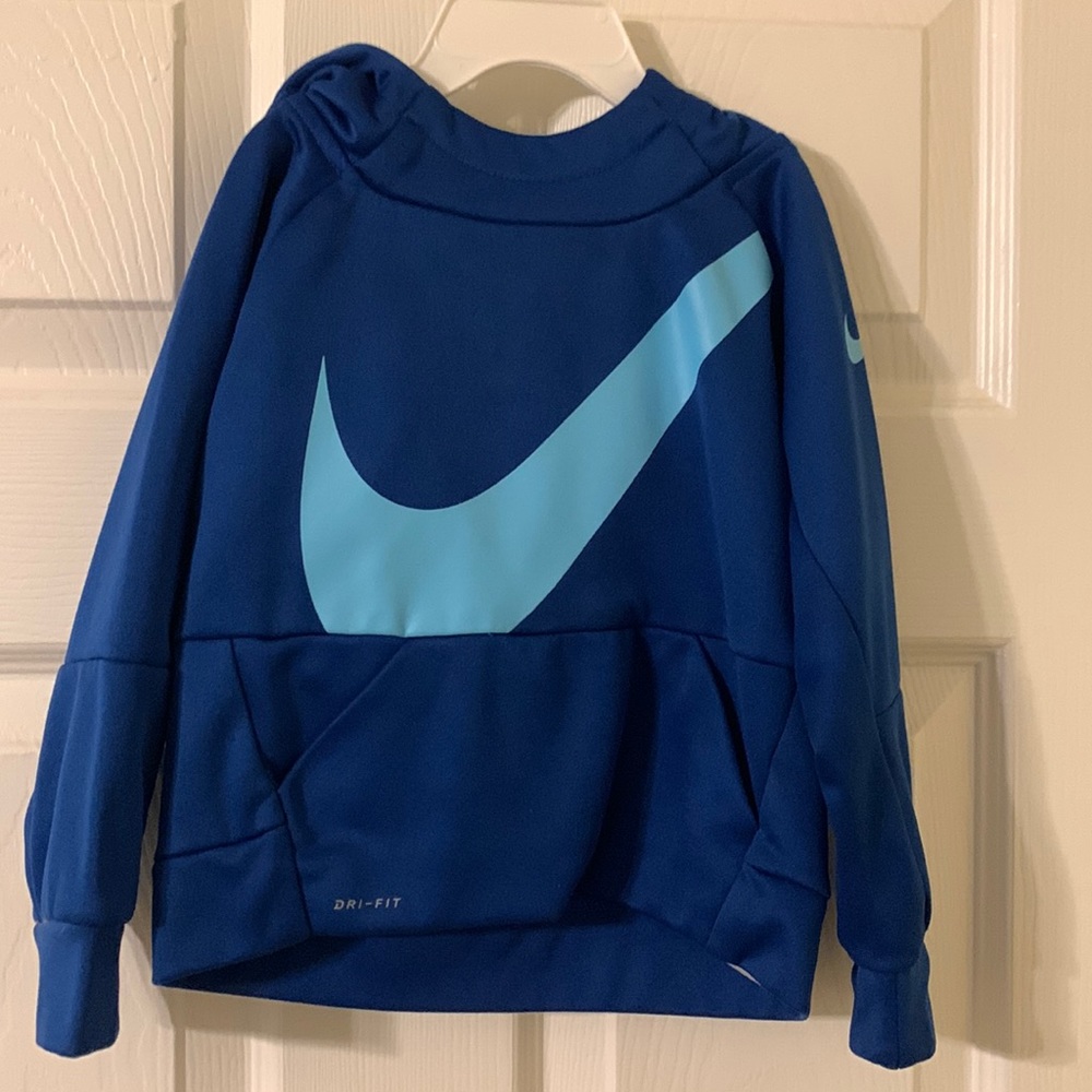 Blue Nike Dri-Fit 2T hoodie
